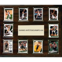 Milwaukee Bucks Giannis Antetokounmpo 15 x 18 Plaque