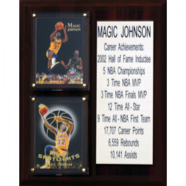 Los Angeles Lakers Magic Johnson 8 x 10 Plaque