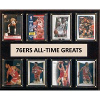 Philadelphia 76ers 12 x 15 All-Time Greats Plaque