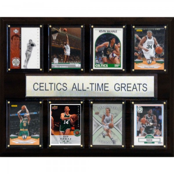 Boston Celtics 12 x 15 All-Time Greats Plaque
