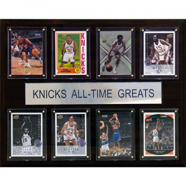 New York Knicks 12 x 15 All-Time Greats Plaque