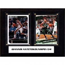Milwaukee Bucks Giannis Antetokounmpo 6 x 8 Plaque