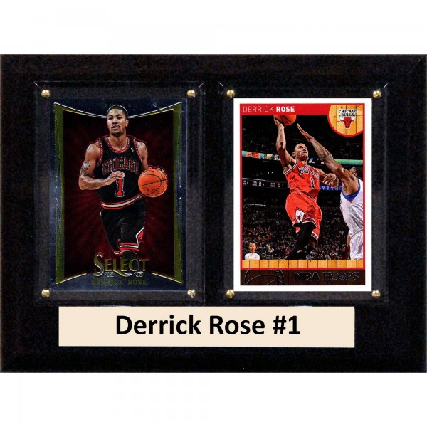 Chicago Bulls Derrick Rose 6 x 8 Plaque