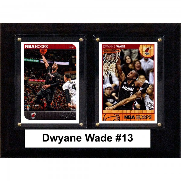 Miami Heat Dwyane Wade 6 x 8 Plaque