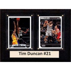 San Antonio Spurs Tim Duncan 6 x 8 Plaque