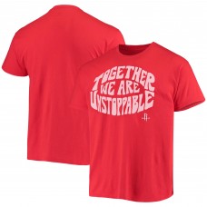 Футболка Houston Rockets Junk Food Positive Message Enzyme Washed - Red