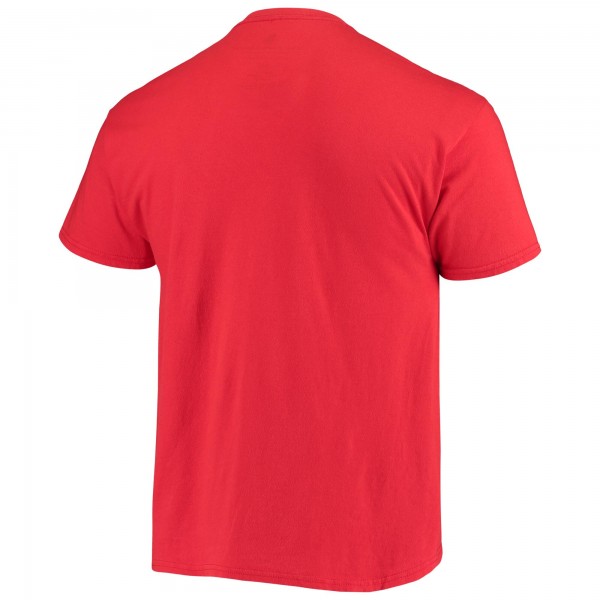 Футболка Houston Rockets Junk Food Positive Message Enzyme Washed - Red