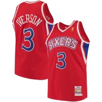 Игровая форма Allen Iverson Philadelphia 76ers Mitchell & Ness Hardwood Classics Authentic- Red