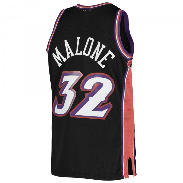 Игровая форма Karl Malone Utah Jazz Mitchell & Ness 1998-99 Hardwood Classics Swingman - Black