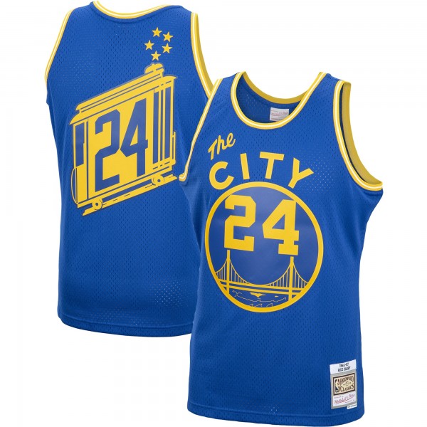 Игровая форма  Rick Barry Golden State Warriors Mitchell & Ness 2001/02 Hardwood Classics Swingman - Royal