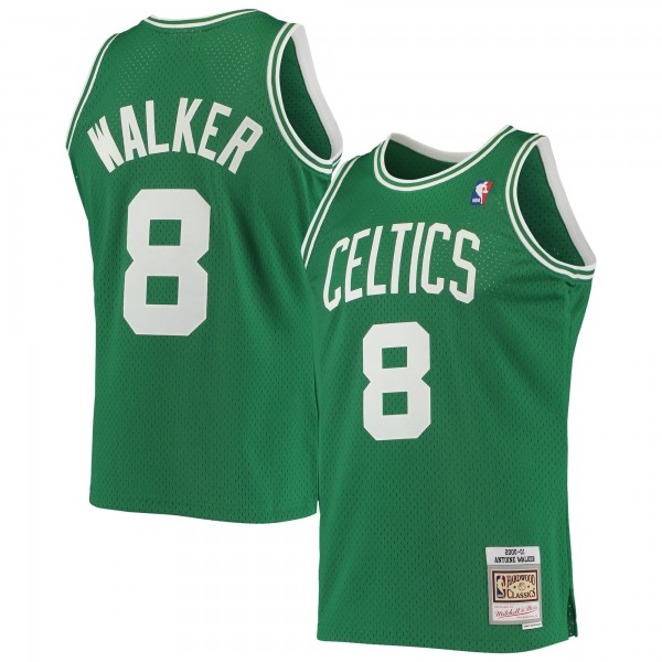 Игровая майка Antoine Walker Boston Celtics Mitchell & Ness Hardwood Classics Swingman - Kelly Green - оригинальная джерси НБА