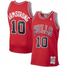 B.J. Armstrong Chicago Bulls Mitchell & Ness 1990-91 Hardwood Classics Swingman Jersey - Scarlet
