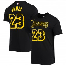 Футболка LeBron James Los Angeles Lakers Nike Mamba - Black