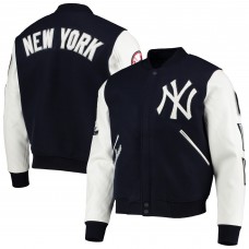 Кофта на молнии New York Yankees Pro Standard Varsity Logo - Navy/White