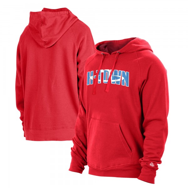 Толстовка с капюшоном Houston Rockets New Era 2020/21 City Edition - Red - фирменная одежда NBA