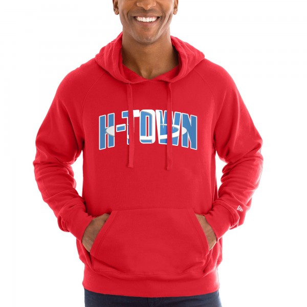 Толстовка с капюшоном Houston Rockets New Era 2020/21 City Edition - Red - фирменная одежда NBA