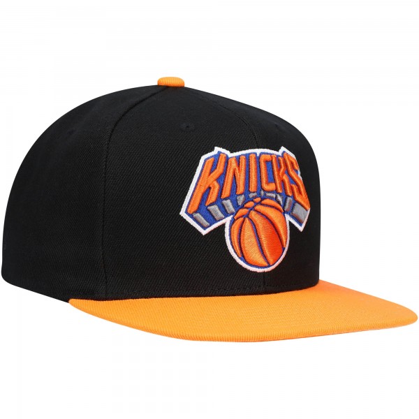 Бейсболка New York Knicks Mitchell & Ness Core Basic - Black - официальный мерч NBA
