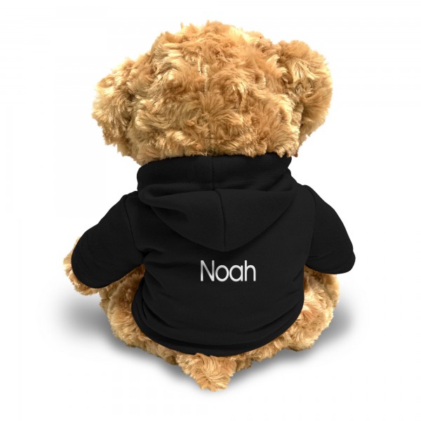 New York Knicks 10 Personalized Plush Bear & Basketball Set - Black