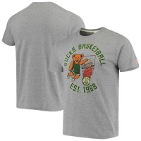 Футболка Milwaukee Bucks Homage NBA x Grateful Dead - Heathered Gray