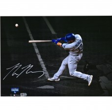 Autographed Los Angeles Dodgers Max Muncy 11 x 14 2020 MLB World Series Champions Spotlight Photograph