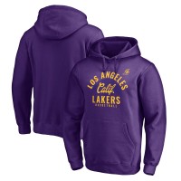Толстовка Los Angeles Lakers Fanatics Purple Post Up Hometown Collection Fitted