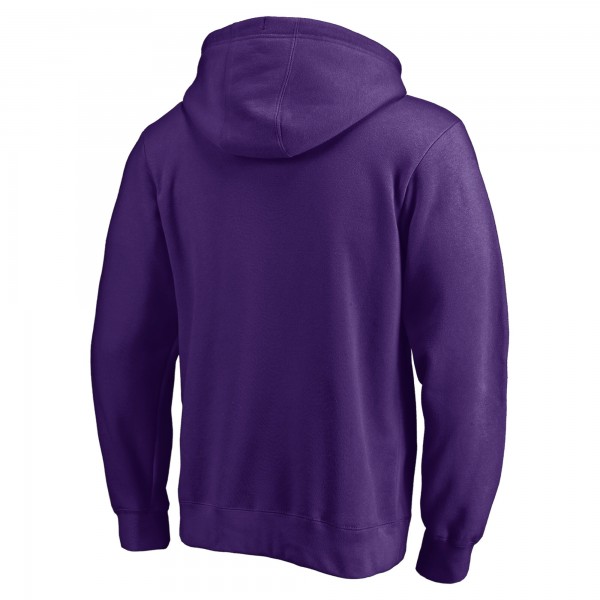 Толстовка Los Angeles Lakers Fanatics Purple Post Up Hometown Collection Fitted