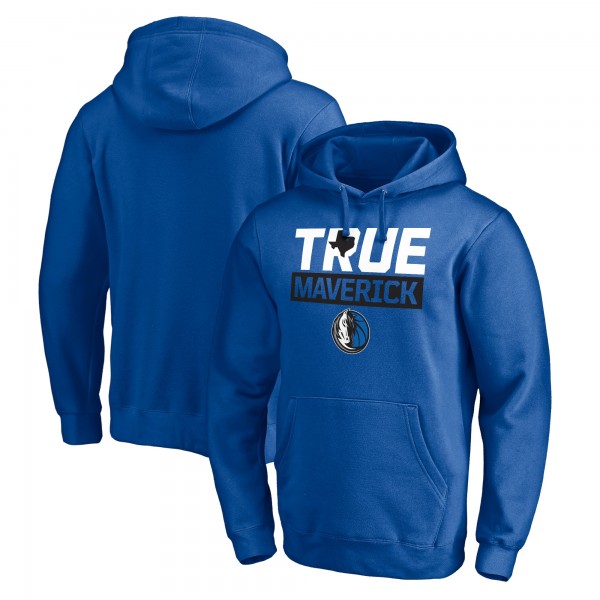 Толстовка с капюшоном Dallas Mavericks Post Up Hometown Collection - Blue - фирменная одежда NBA