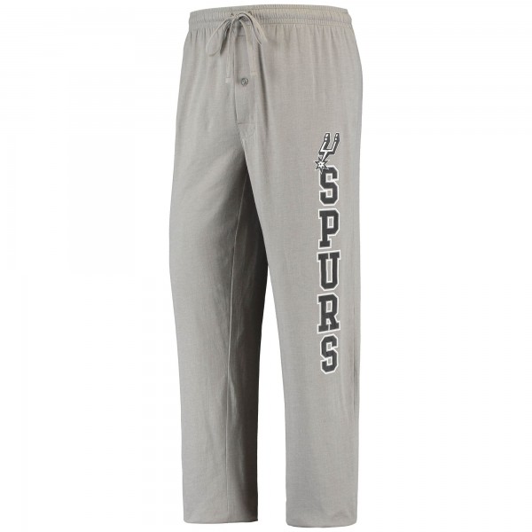 Комплект для сна San Antonio Spurs Concepts Sport - Gray/Heathered Black