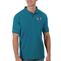 Футболка поло Charlotte Hornets Antigua - Teal