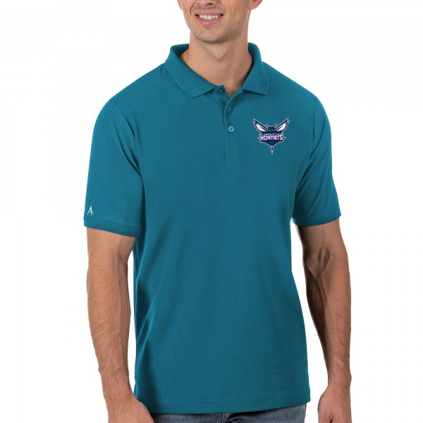 Футболка поло Charlotte Hornets Antigua - Teal - спортивная одежда НБА