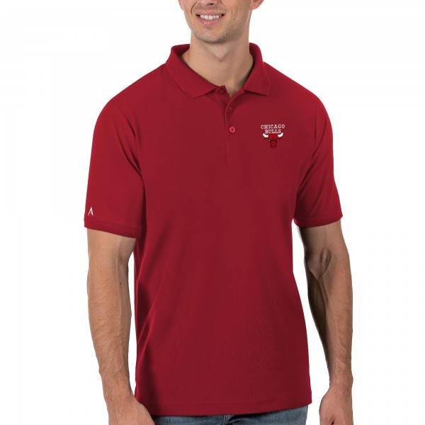 Поло Chicago Bulls Antigua Red Legacy Pique