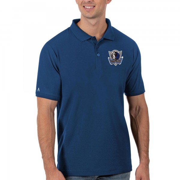 Футболка поло Dallas Mavericks Antigua - Navy - спортивная одежда НБА