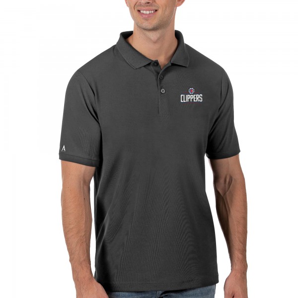 Футболка поло LA Clippers Antigua - Gray - спортивная одежда НБА