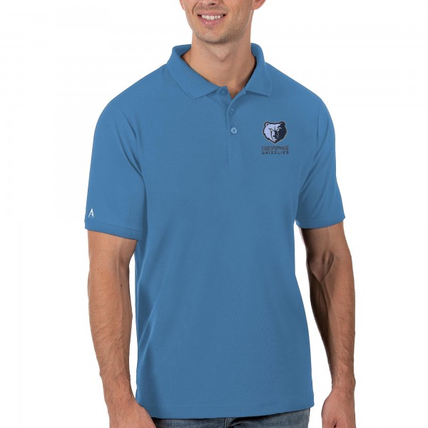 Футболка поло Memphis Grizzlies Antigua - Blue - спортивная одежда НБА