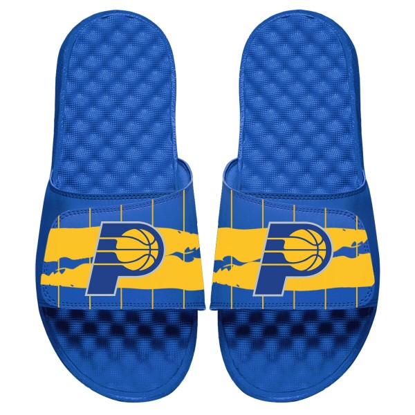 Шлепки Indiana Pacers ISlide 2020/21 City Edition Paint Stripe - Royal