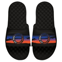 Шлепки New York Knicks ISlide 2020/21 City Edition Paint Stripe - Black