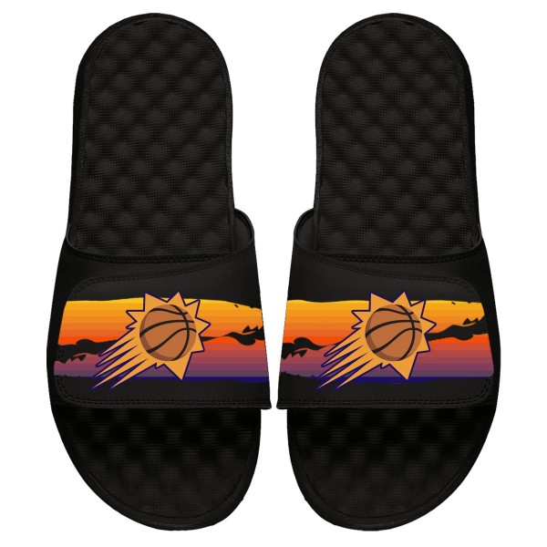 Шлепки Phoenix Suns ISlide 2020/21 City Edition Paint Stripe - Black