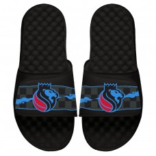 Sacramento Kings ISlide 2020/21 City Edition Paint Stripe Slide Sandals - Black