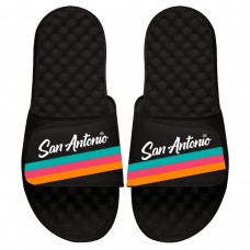 Шлепки San Antonio Spurs ISlide 2020/21 City Edition Paint Stripe - Black