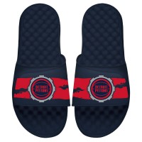 Детские шлепки Detroit Pistons ISlide 2020/21 City Edition Paint Stripe - Navy