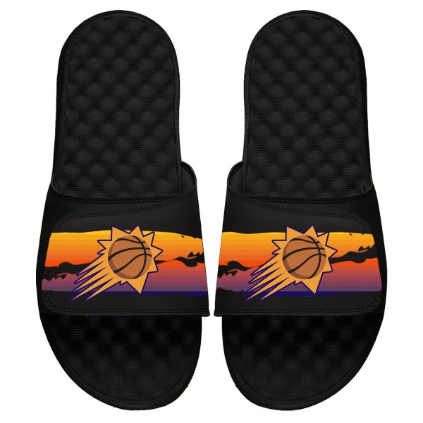 Детские шлепки Phoenix Suns ISlide 2020/21 City Edition Paint Stripe - Black