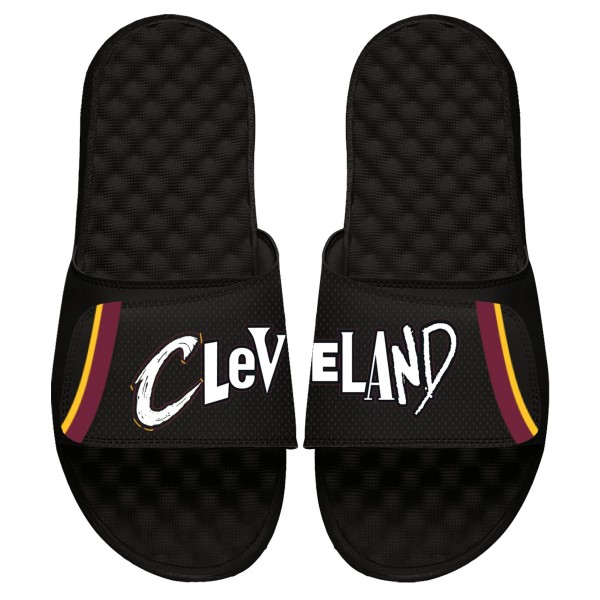Игровая форма  Шлепки Cleveland Cavaliers ISlide 2020/21 City Edition - Black