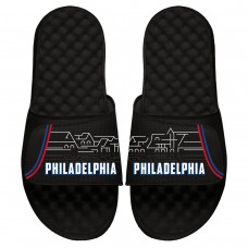Шлепки Игровая форма  Philadelphia 76ers ISlide 2020/21 City Edition - Black