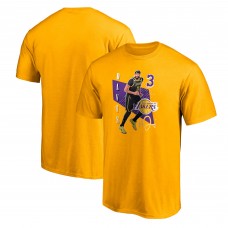 Футболка Anthony Davis Los Angeles Lakers Pick & Roll - Gold