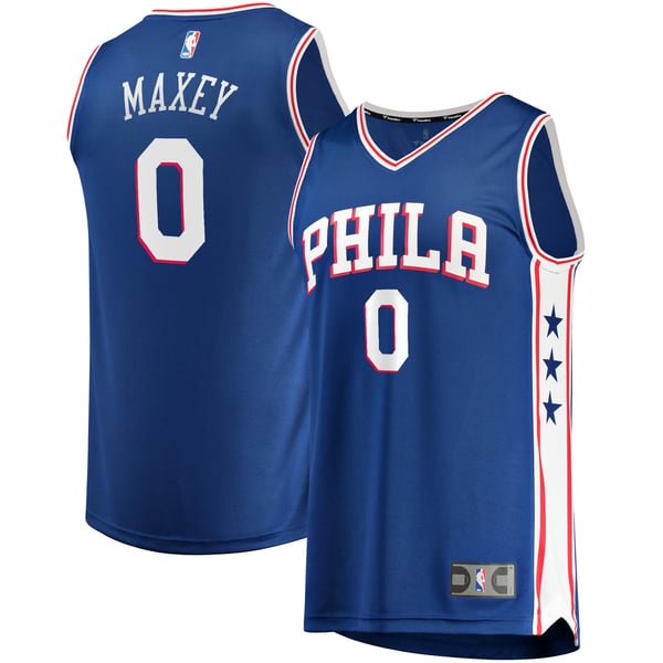 Джерси Philadelphia 76ers Tyrese Maxey Fanatics Royal Fast Break Replica - Icon Edition