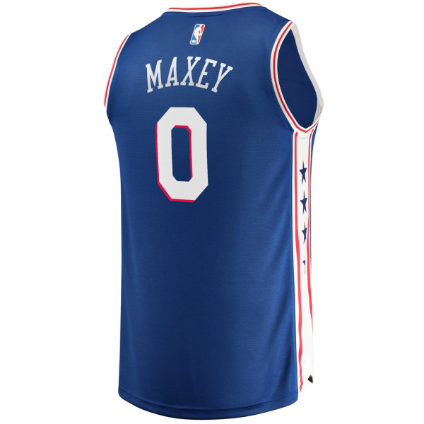 Джерси Philadelphia 76ers Tyrese Maxey Fanatics Royal Fast Break Replica - Icon Edition
