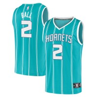 Игровая форма  LaMelo Ball Charlotte Hornets 2020 NBA Draft First Round Pick Fast Break Replica Teal - Icon Edition