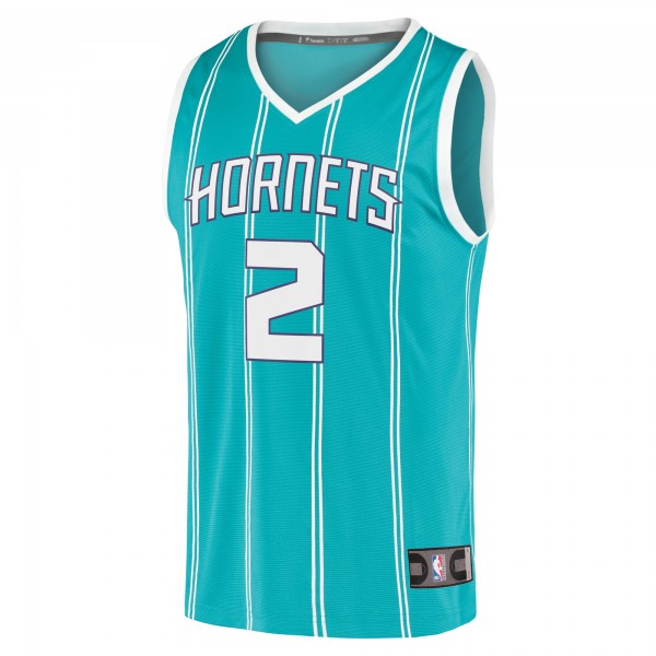 Игровая форма  LaMelo Ball Charlotte Hornets 2020 NBA Draft First Round Pick Fast Break Replica Teal - Icon Edition