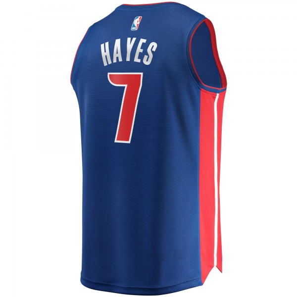 Детская игровая майка Killian Hayes Detroit Pistons 2020 NBA Draft First Round Pick Fast Break Replica Blue - Icon Edition - баскетбольная джерси NBA
