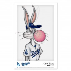 Los Angeles Dodgers 11 x 17 Baseball Bugs Art Poster